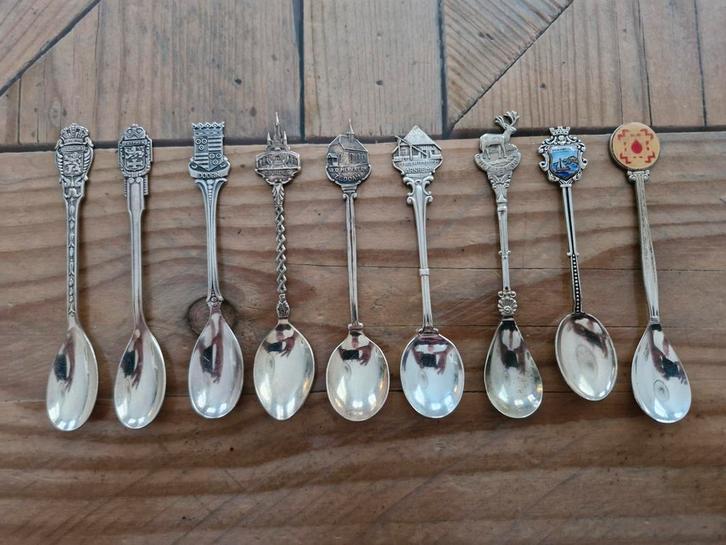 9 theelepeltjes., Antiek en Kunst, Antiek | Bestek, Ophalen of Verzenden