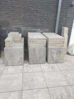 betontegels 50x50x5, Tuin en Terras, Ophalen, Gebruikt, 10 m² of meer, Beton