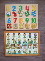 2 leerzame puzzels, Kinderen en Baby's, Speelgoed | Kinderpuzzels, Ophalen of Verzenden, Gebruikt