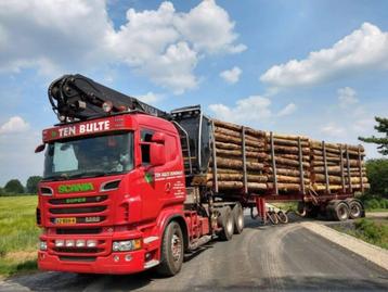 Brandhout stammen diverse houtsoorten en afmetingen  beschikbaar voor biedingen