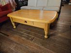 Eikenhout Salontafel echt eikenhout, 100 tot 150 cm, Eikenhout, Zo goed als nieuw, Minder dan 50 cm