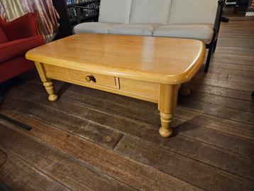 Eikenhout Salontafel echt eikenhout beschikbaar voor biedingen