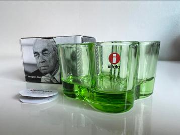 Nieuw Iittala Alvar Aalto Glas Schaal ‘Votive’ Appelgroen beschikbaar voor biedingen