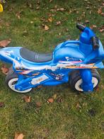 Blauwe Loopmotor, Kinderen en Baby's, Speelgoed | Buiten | Voertuigen en Loopfietsen, Ophalen, Gebruikt, Loopfiets
