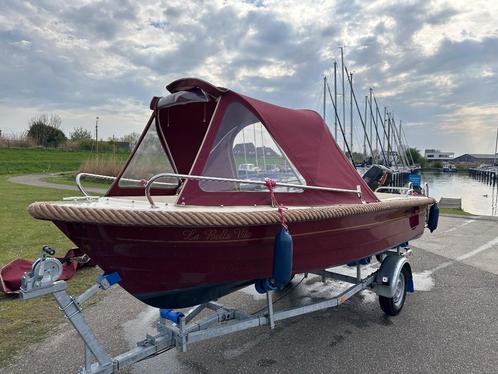Prachtige RHEA 460 sloep (2004) met trailer. Vaarklaar!, Watersport en Boten, Sloepen, Gebruikt, Tot 10 pk, 3 tot 6 meter, Buitenboordmotor