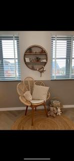 Leo & Moon rotan rieten stoel, Ophalen, Gebruikt, Bruin, Riet of Rotan