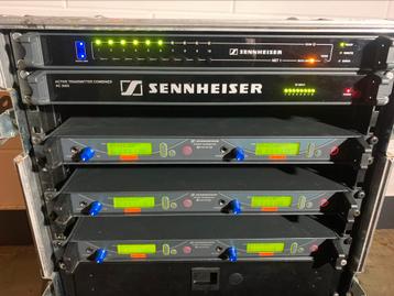 SENNHEISER INEAR IEM 100mW + 7 beltpacks AC3000 + NET1 + 6CH