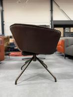 2 Nieuw Label Vandenberg Lola Fauteuils bruin draai stoel, Huis en Inrichting, Fauteuils, Nieuw, 75 tot 100 cm, Ophalen of Verzenden