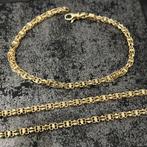 14 karaat gouden magnum ketting armband schakel massief, Sieraden, Tassen en Uiterlijk, Kettingen, Ophalen of Verzenden, Nieuw