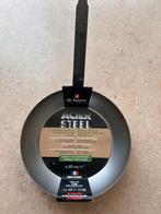 De Buyer Stalen Koekenpan - Perfect voor Bakken en Braden, Huis en Inrichting, Keuken | Potten en Pannen, Overige materialen, Keramische plaat