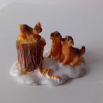 Kerstfiguur kat met hondjes voor Kerstdorp, Diversen, Kerst, Ophalen of Verzenden