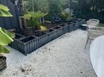 Betonen tuinbakken plantenbakken 13 stuks border blokken., Ophalen of Verzenden, Zo goed als nieuw, Minder dan 100 cm, Minder dan 25 cm