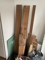 Eikenhouten vloer + ondervloer 3mm, Doe-het-zelf en Verbouw, Hout en Planken, Ophalen of Verzenden, Zo goed als nieuw, Plank, 50 mm of meer