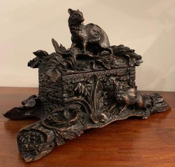 Antiek Houten Juwelen Kist ~  Schwärzwald ~ Black Forest beschikbaar voor biedingen