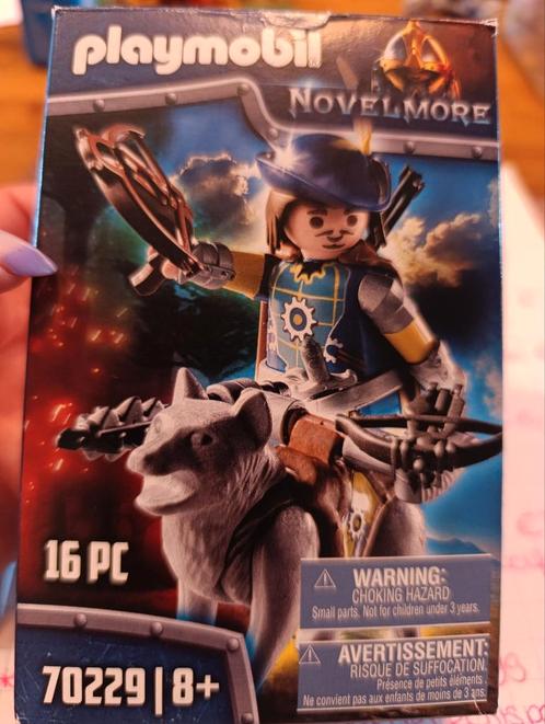 Playmobil Novelmore boogschutter met wolf 70229, Kinderen en Baby's, Speelgoed | Playmobil, Zo goed als nieuw, Complete set, Ophalen of Verzenden