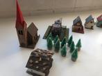 N Spoorbaan Huisjes, Hobby en Vrije tijd, Modeltreinen | H0, Overige merken, Gebruikt, Gelijkstroom of Wisselstroom, Brug, Tunnel of Gebouw