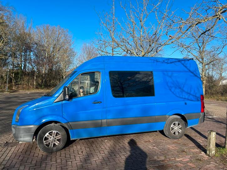 VW Crafter - 7persoons - Bestel 32 2.5D 100KW L2h2 EU5 2011, Auto's, Bestelauto's, Particulier, Airbags, Airconditioning, Android Auto