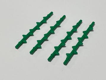 Partij 4x nieuwe Lego groene plant / rank 10L met doornen beschikbaar voor biedingen