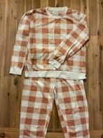 Fleece dames pyjama, maat M, bruin/beige ruit, Time to Dream, Ophalen of Verzenden, Zo goed als nieuw, Maat 38/40 (M)