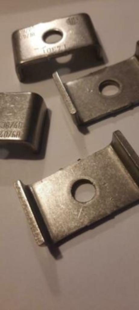 15 stuks RVS 8 mm stabiliseerschijven profiel 38/40, Tuin en Terras, Palen, Balken en Planken, Nieuw, Ophalen of Verzenden