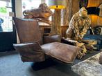 Chill line Relaxfauteuil Melanie Africa leder tabac manueel, Huis en Inrichting, Fauteuils, Nieuw, Ophalen of Verzenden