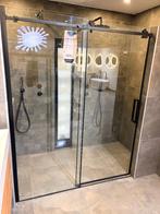 Revital Clear Roller nis schuifdeur mat zwart 160cm, 200 cm of meer, Nieuw, Ophalen of Verzenden, Minder dan 25 cm