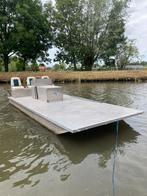 Pontonboot inboard werkvlot aluminium, Watersport en Boten, Ophalen of Verzenden