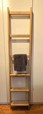 Eikenhouten handdoek ladder, Huis en Inrichting, Ophalen, Zo goed als nieuw, Minder dan 100 cm