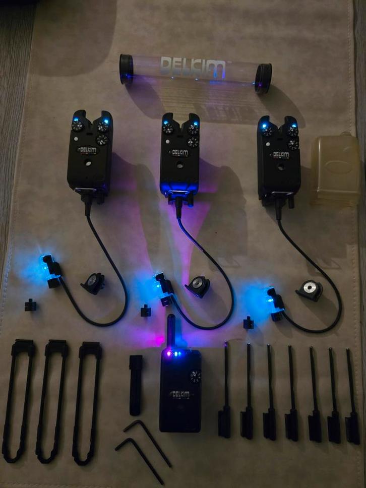 Delkim TXI plus 3x RX pro plus 1x in zeer goed staat, Watersport en Boten, Hengelsport | Karpervissen, Zo goed als nieuw, Overige typen