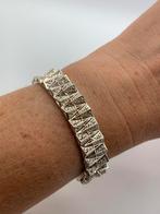 X29 Prachtige zilveren filigrain armband, Sieraden, Tassen en Uiterlijk, Antieke sieraden, Ophalen of Verzenden, Zilver, Armband