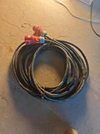 25m 5x6mm2 Kabel met 32A Stekkers, Doe-het-zelf en Verbouw, Ophalen, Gebruikt, Kabel of Snoer