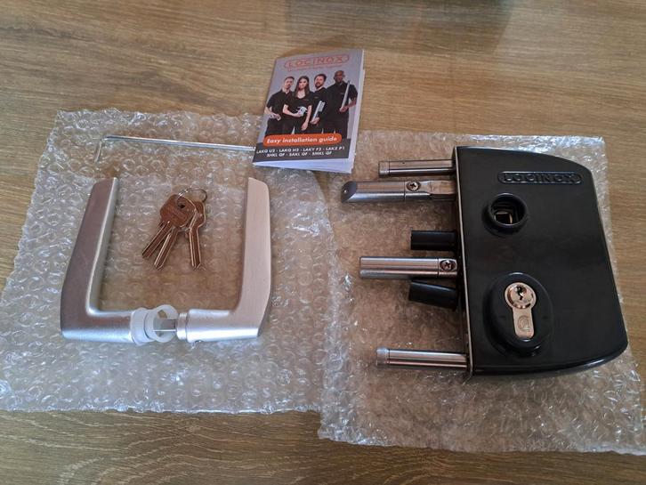 Nieuw Poortslot Locinox RAL 7016 LAKQ60U2LVSZM-7016, Tuin en Terras, Tuinpoorten, Nieuw, Ophalen of Verzenden