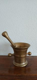 Messing vijzel, Antiek en Kunst, Antiek | Koper en Brons, Ophalen of Verzenden