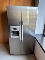 Whirlpool Amerikaanse koelkast met ijsblokjes dispenser, Ophalen, Gebruikt, 200 liter of meer, 60 cm of meer