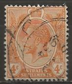 Straits Settlements, Postzegels en Munten, Postzegels | Azië, Zuidoost-Azië, Ophalen of Verzenden, Gestempeld