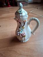 Vintage Keramische Theepot met Bloemen, Antiek en Kunst, Antiek | Servies compleet, Ophalen