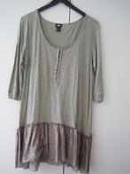 006 - L - kaki - tuniek van H & M, Kleding | Dames, Blouses en Tunieken, Maat 38/40 (M), H&M, Ophalen of Verzenden, Zo goed als nieuw
