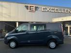 Ford Transit Custom 290 2.2 TDCI L1H1 Trend DC - 6 P - Navig, Auto's, Bestelauto's, Voorwielaandrijving, Euro 5, Gebruikt, Zwart
