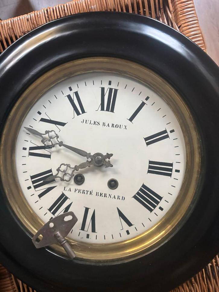 Antieke Jules de Baroux Klok - La Perte Bernard, Antiek en Kunst, Antiek | Klokken, Ophalen of Verzenden