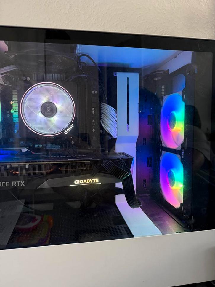 Game PC, Ryzen 7, RTX, 2K Ready, Computers en Software, Desktop Pc's, Zo goed als nieuw, 4 Ghz of meer, HDD, Ophalen of Verzenden