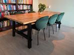 Eettafel en 6x stoelen set, 235x100, Huis en Inrichting, Tafels | Eettafels, Ophalen, 50 tot 100 cm, Vijf personen of meer, Rechthoekig
