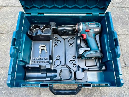 Bosch GSR 18V-EC FC2 FlexiClick, Body met L-Boxx, Doe-het-zelf en Verbouw, Gereedschap | Boormachines, Gebruikt, Boor- en Schroefmachine