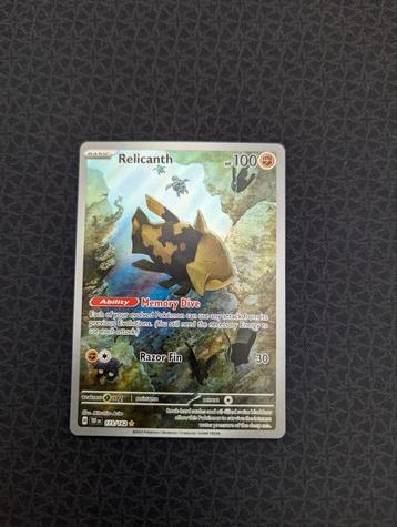 Relicanth Alt Art #173 Pokemon Temporal Forces  beschikbaar voor biedingen
