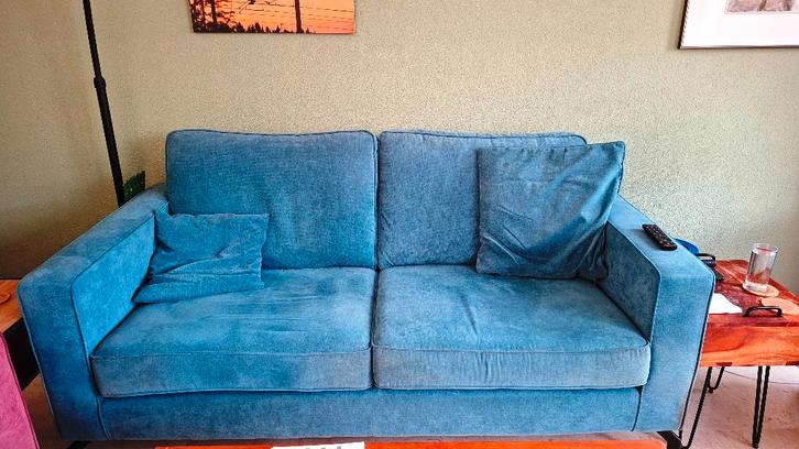 3-zits bankstel GRATIS, Huis en Inrichting, Banken | Bankstellen, Zo goed als nieuw, Driepersoons, 150 tot 200 cm, 75 tot 100 cm