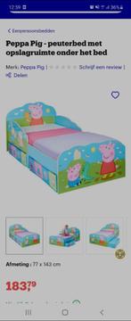 Peppa pig bed, Kinderen en Baby's, Kinderkamer | Bedden, Ophalen, Zo goed als nieuw, 140 tot 160 cm, Matras