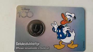 Disney Dagobert Duck geluksdubbeltje beschikbaar voor biedingen