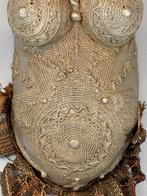 250954 Zeldzaam Afrikaans Makonde buikmasker uit Tanzania., Ophalen of Verzenden