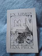 Ex Libris Elsa Pieck - Anton Pieck, Antiek en Kunst, Ophalen of Verzenden