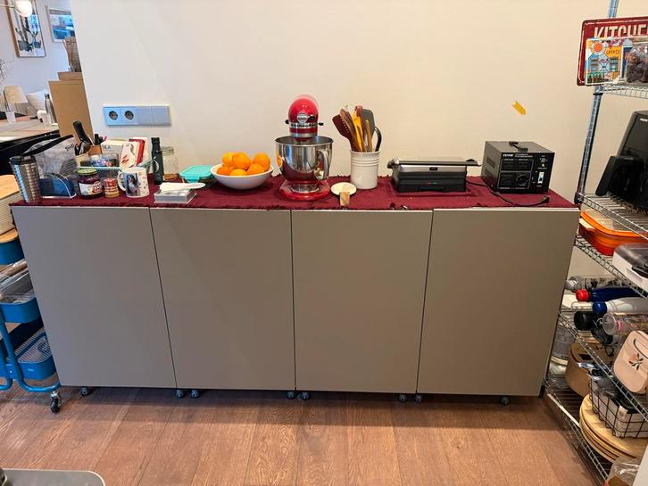 Bulthaup Kast - 200cm breed, veel ruimte!, Huis en Inrichting, Kasten | Dressoirs, Gebruikt, 200 cm of meer, 25 tot 50 cm, Met deur(en)