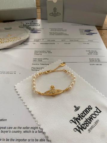 Vivienne Westwood pare armband goud beschikbaar voor biedingen